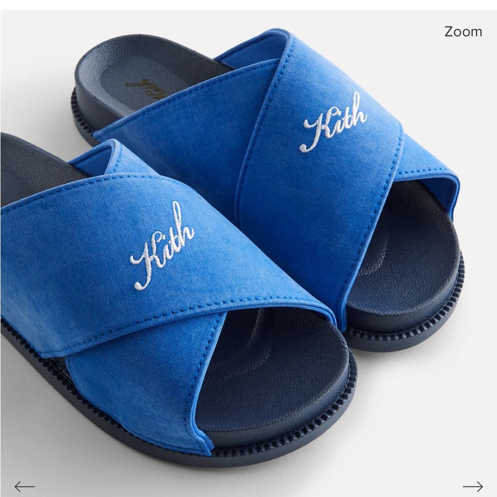 NW Kith Women’s Criss Cross Slides Laguna - Size 37